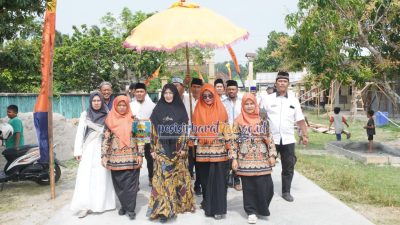 Ketua Umum BKMT Pesisir Barat Hadiri Pengajian Rutin Bulanan Di Masjid Al-Khotob Pekon Kampung Jawa