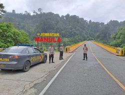 Untuk Jaga Kamtibmas Polsek Pesisir Utara Patroli Perbatasan Provinsi Lampung – Bengkulu