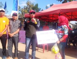 Ketua KONI Lambar PM Resmi Membuka Karang Agung Cup Season 9 Putra Season 1 Putri di Lapangan H. Mat Karim