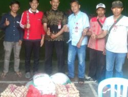 Lembaga Garuda Sakti Menyerahkan Bantuan Sembako untuk Korban Kebakaran di Pasar Kamis