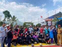 Semarak HUT Ke-39 Tahun Pekon Puramekar, Peratin Anderi Buka Turnamen Volly Ball