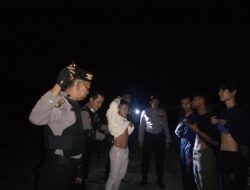 Tidak Mau Kecolongan, Unit Patroli Sergap Bersama Pleton Siaga Gerak Bersama Polres Pesisir Barat melaksanakan Patroli KRYD