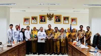 Pemkab Pesisir Barat Sambut Audiensi BNN Tanggamus Dalam Rangka Penguatan Kapasitas Kelembagaan