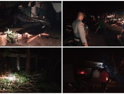 Angin Puting Beliung Hantam Pasar Panaragan dan Beberapa Rumah Warga