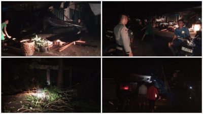 Angin Puting Beliung Hantam Pasar Panaragan dan Beberapa Rumah Warga
