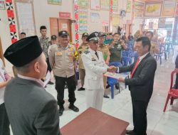 Camat Andy Hadiri Sertijab Peratin Giham Sukamaju Berlangsung Hikmad dan Lancar