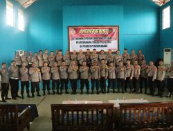Dit Binmas Polda Lampung Melakukan Asistensi Terhadap Pelaksanaan Tugas Polisi RW di Polres Pesisir Barat