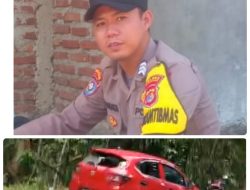Bripka Adi Pranata Personil Polsek Bangkunat Polres Pesisir Barat yang Ditabrak Brio Merah Pelaku Curat Dalam Keadaan Baik dan Sehat