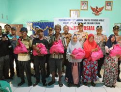 Bakti Sosial Penyaluran Sembako kepada Masyarakat Sekitar Proyek Revetmen Pantai