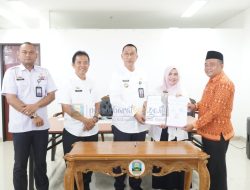 Plt. Sekda Pesisir Barat Hadiri Penandatanganan PKS Terkait Pemanfaatan Data Kependudukan