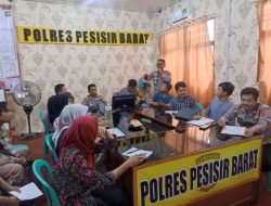 Polres Pesisir Barat Gelar Kegiatan Jumat Curhat di Mako Polres Pesisir Barat