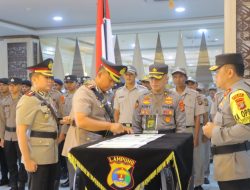 Polda Lampung Laksanakan Sertijab Kapolres Lampung Barat