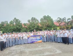 Personil Sat Lantas Polres Pesisir Barat Laksanakan Giat Police Go To School di MAN 1 Pesisir Barat