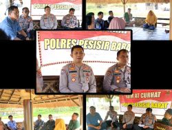 Jumat Curhat Polres Pesisir Barat Bersama Masyarakat di Pimpin oleh Kapolres Pesisir Barat