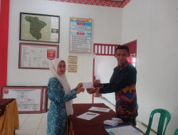 Jelang Tahun Baru, Pekon Sinar Jaya Salurkan Insentif Kelembagaan