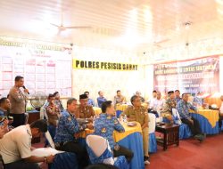 Kapolres Pesisir Barat Pimpin Rapat Koordinasi Lintas Sektoral Operasi Lilin Krakatau 2023