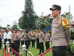 136 Personel Polres Lampung Barat Disiagakan di Malam Pergantian Tahun