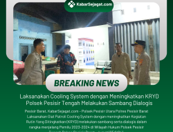 Laksanakan Cooling System dengan Meningkatkan KRYD Polsek Pesisir Tengah Melakukan Sambang Dialogis