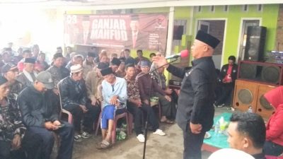 Anggota DPR RI Muklis Basri Temu kangen Dengan Tokoh Masyarakat Way Tenong dan Siap Menangkan Ganjar -Mahfud di Lambar