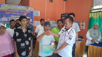 Pemerintah Pekon Way Suluh salurkan BLT-DD Tahap I Kepada 25 KPM