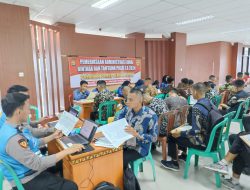 Polres Pesisir Barat Gelar Pemeriksaan Administrasi Awal Bintara dan Tamtama Polri Tahun 2024