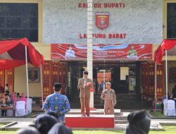 Pemerintah Kabupaten Lampung Barat Menggelar Upacara Peringatan Hari Otonomi Daerah ke 28