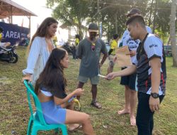 Tim Medis Polda Lampung Sigap Tangani Cedera Atlet di WSL Krui Pro 2024