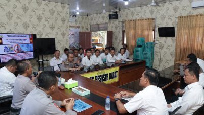 Polres Pesisir Barat Gelar Operasi Sikat Krakatau 2024 Selama 14 hari