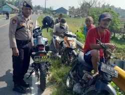 Dalam Rangka Operasi Sikat Krakatau 2024, Satgas Preventif Polres Pesisir Barat Lakukan Patroli