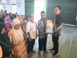 Pekon Karang Agung Salurkan Bantuan Beras CPP Periode April kepada 424 KPM