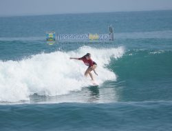 Babak Kualifikasi Gelaran Lomba Surfing Bertaraf Internasional WSL Krui Pro 2024 Qualyfing Series (QS) 5000 Mulai Bergulir