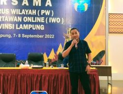 Ketua PW IWO Provinsi Lampung Riko Amir Tutup Usia