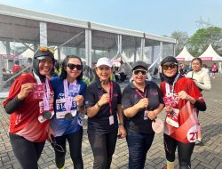 Iptu Lisma: Perempuan Tangguh Polres Metro Lampung Peraih Juara 1 Half Marathon Kemala Run 2024