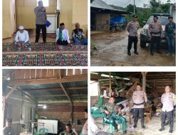 Kapolsek Sekincau AKP H. Sahril Paison Melaksanakan Sholat Jum’at Keliling di Masjid Al Furqon Pekon Atar Kuwau