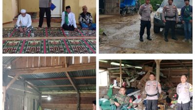 Kapolsek Sekincau AKP H. Sahril Paison Melaksanakan Sholat Jum’at Keliling di Masjid Al Furqon Pekon Atar Kuwau