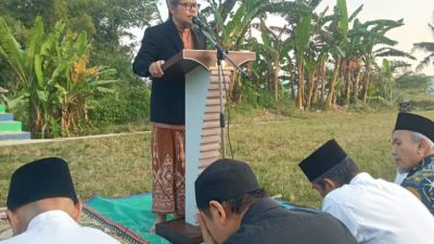 Wakil Ketua PCM Bumiayu Menjadi Khatib Shalat Idul Adha di Lapangan Muncang Bumiayu