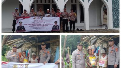 Sambut Hari Bhayangkara ke-78 Polsek Sekincau Gelar Berbagai Giat