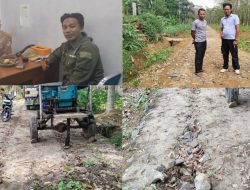 Jalan Usaha Tani Tidak Menggunakan Gleder, Tiyuh Makarti Siap Diperiksa Inspektorat Tubaba