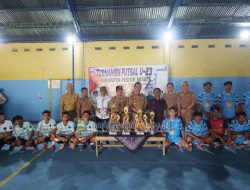 Asisten I Setdakab Pesisir Barat Membuka Turnamen Futsal U-23 di GOR Rang Nyepok Iting Pesisir Tengah