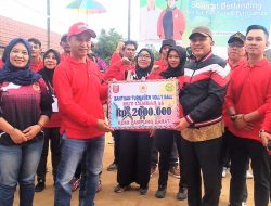Ketua KONI Parosil Mabsus Buka Turnamen Volley ball Dalam Rangka Pemkab Cup 1 dan HUT Lambar ke-33