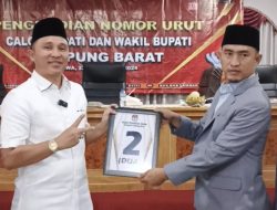 KPU Lambar Tetapkan Calon Tunggal Parosil – Mad Hasnurin Nomor Urut 2