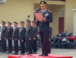 Polres Pesisir Barat Gelar Upacara Peringati Hari Pahlawan Nasional