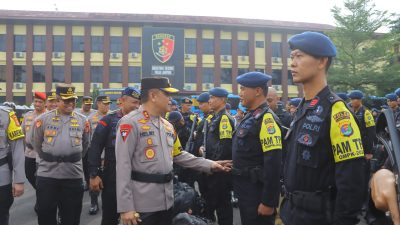 Polda Lampung Kerahkan 1.229 Personel untuk Amankan Pilkada Serentak 2024