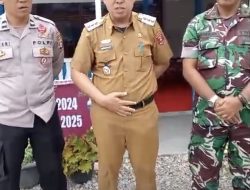 Camat Sukau dan Uspika Tinjau Pos Pengamanan Natal dan Tahun Baru 2025