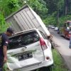 Insiden di Jalur Pantai Mutun: Kecelakaan Beruntun Libatkan Empat Kendaraan