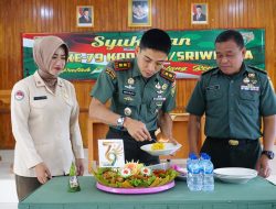 Kodim 0422/Lampung Barat Peringati HUT Ke-79 Kodam II/Sriwijaya dengan Semangat Kebersamaan dan Pengabdian