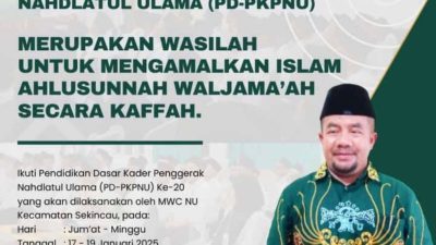 PC NU Lampung Barat Gelar PD-PKPNU ke-20: Mencetak Kader Penggerak Islam Ahlusunnah Waljama’ah