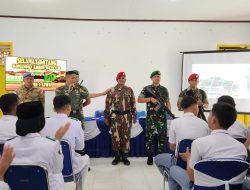 Dandim 0422 Lampung Barat Pimpin Upacara dan Berikan Sosialisasi Wawasan Kebangsaan di SMA Negeri 1 Liwa