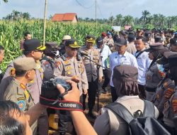 Pengosongan Lahan PTPN VII di Desa Sidosari Berlangsung Lancar, Empat Provokator Diamankan