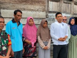 Komandan Kodim 0422/Lampung Barat Silaturahmi ke Siswi Korban Bullying SMPN 1 Sukau